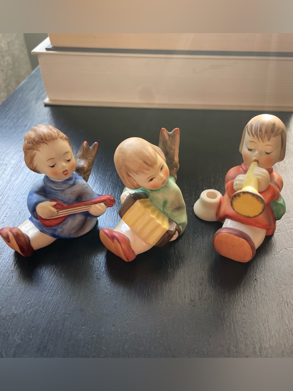 Goebel Hummel “Angel Musicians" Trio I/38, I/39. and 1/40 Figurines Germany
